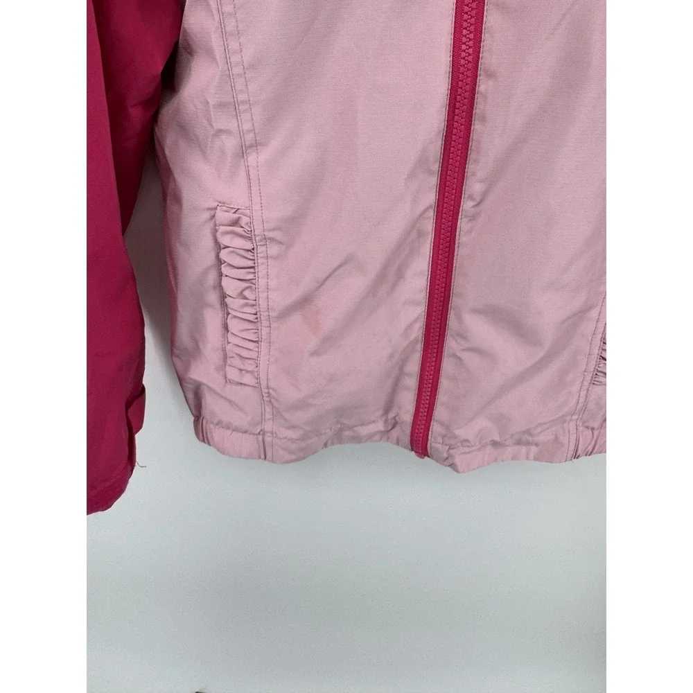 Eddie Bauer Girls Hooded Jacket Shell, Pink, Size Small 7/8 - Picture 6 of 7
